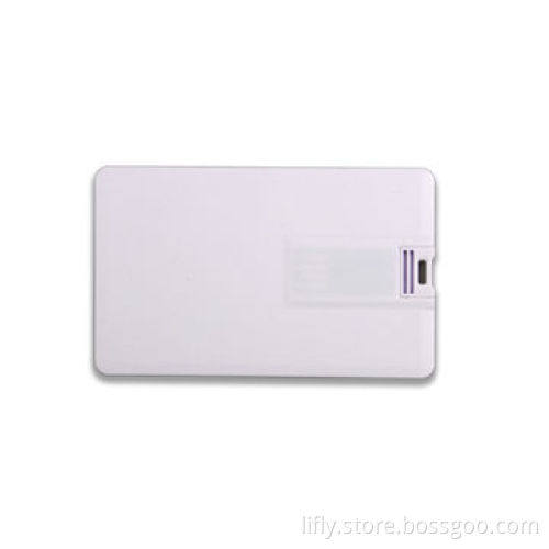 Card-shaped USB Flash Drives, Available with Full Color Logo Printing